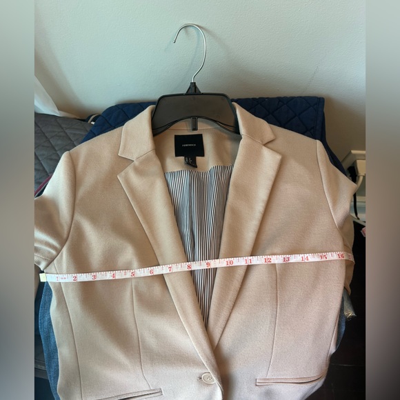 F21 Cotton Blazer with Pinstripe Lining - Picture 8 of 9